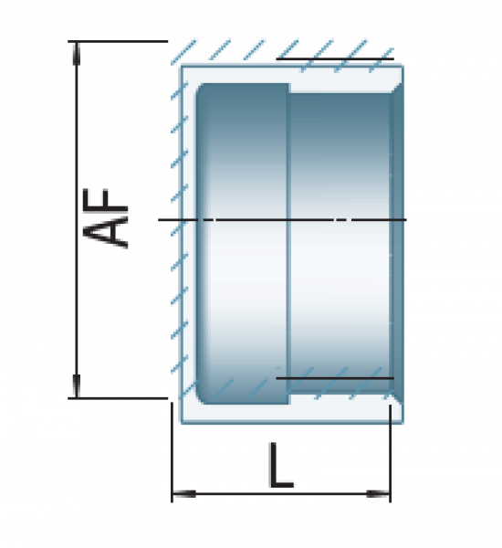Kappe, Sechskant, Typ 300, 1/8"
